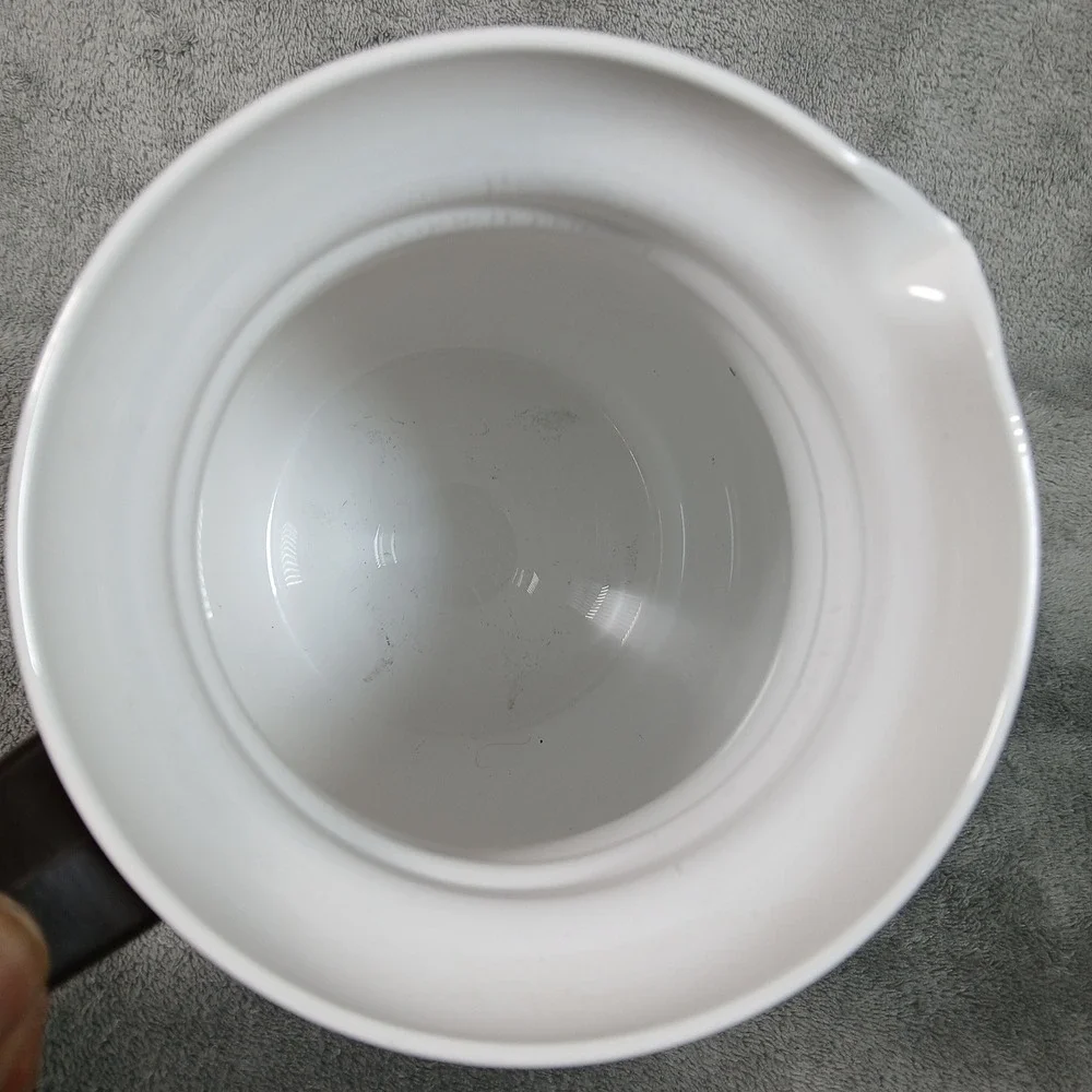 Corning Ware P-166 Spice O Life Coffee Teapot 6 Cup White Vintage Kitchen 1970s